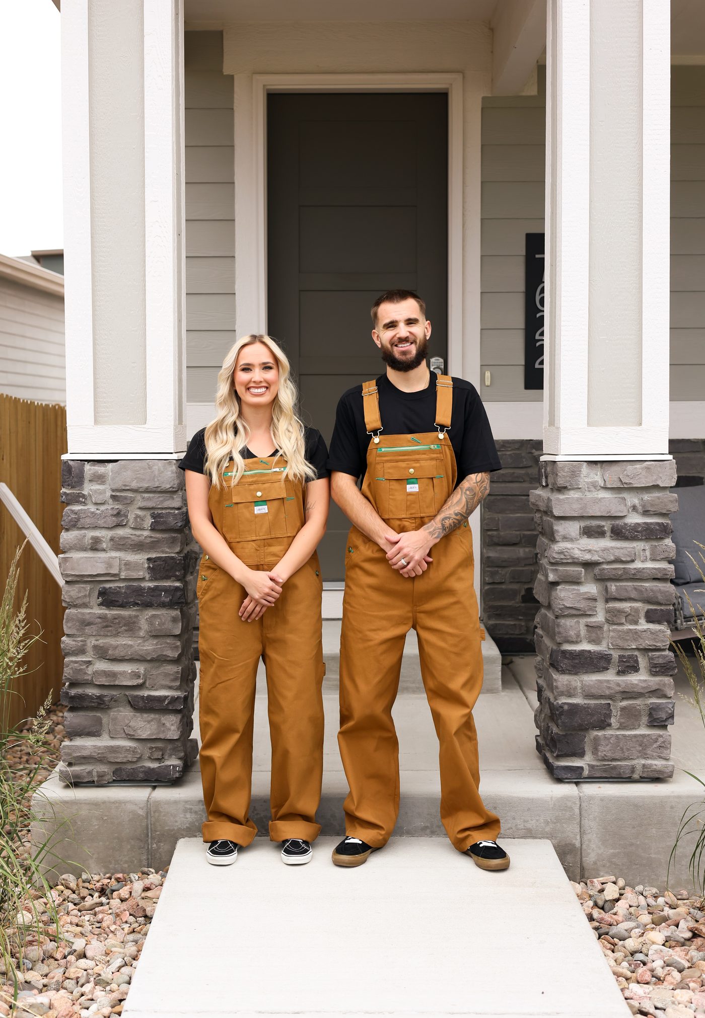 Clean by Cornwell team standing outside a client's home